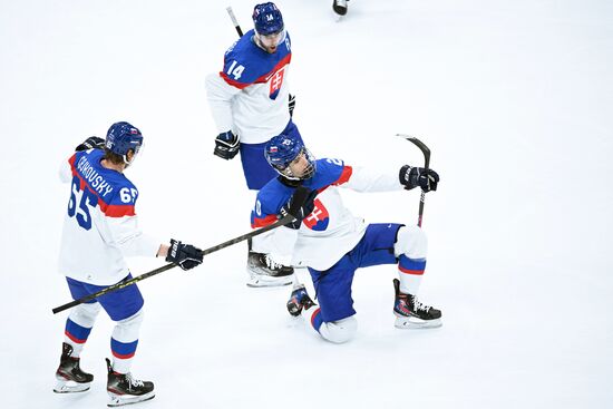 China Olympics 2022 Ice Hockey Men US - Slovakia