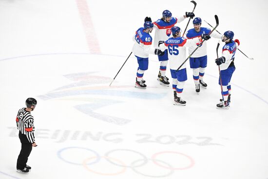 China Olympics 2022 Ice Hockey Men US - Slovakia