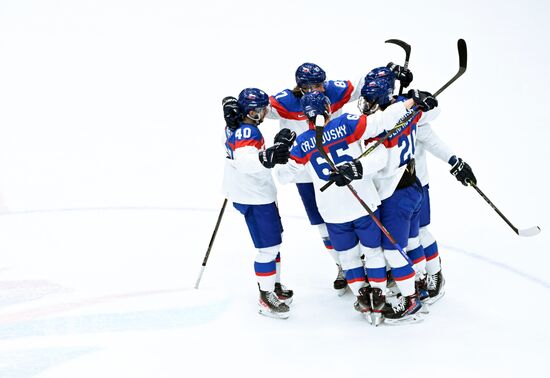 China Olympics 2022 Ice Hockey Men US - Slovakia
