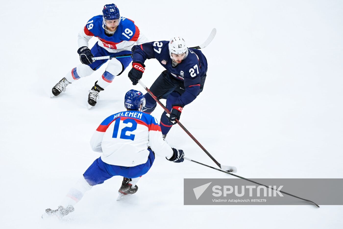 China Olympics 2022 Ice Hockey Men US - Slovakia