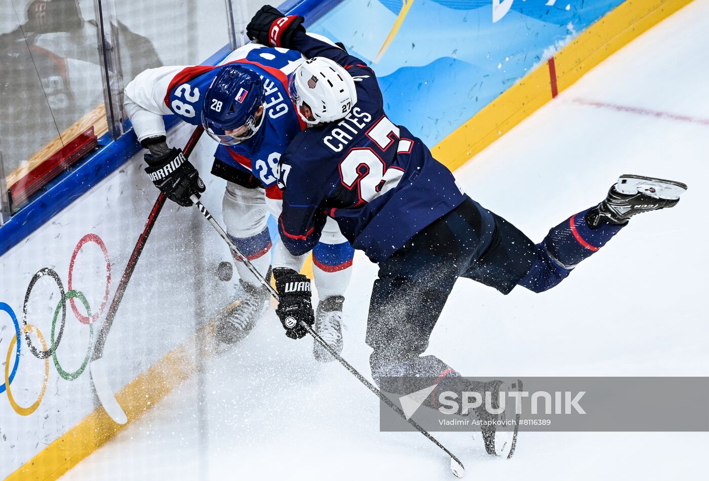 China Olympics 2022 Ice Hockey Men US - Slovakia