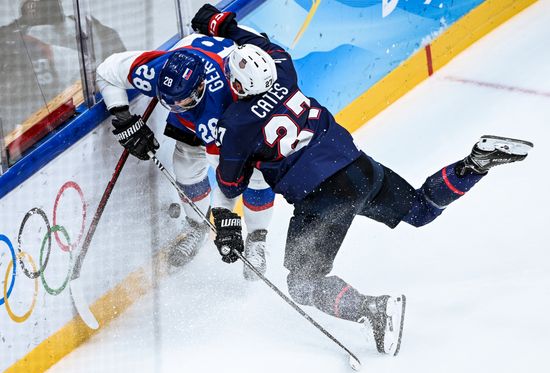 China Olympics 2022 Ice Hockey Men US - Slovakia
