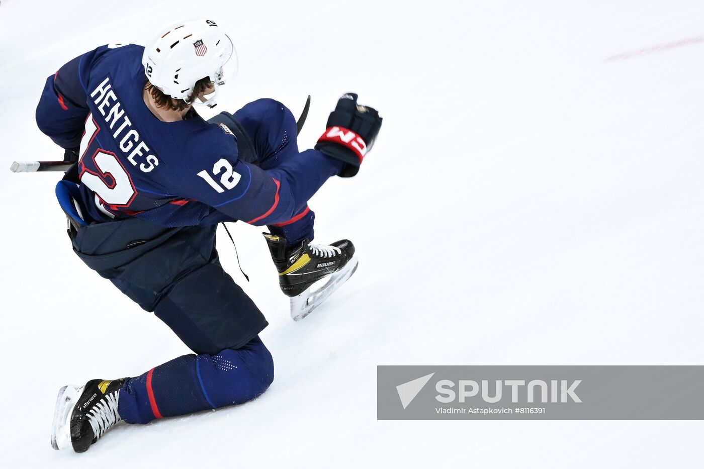 China Olympics 2022 Ice Hockey Men US - Slovakia