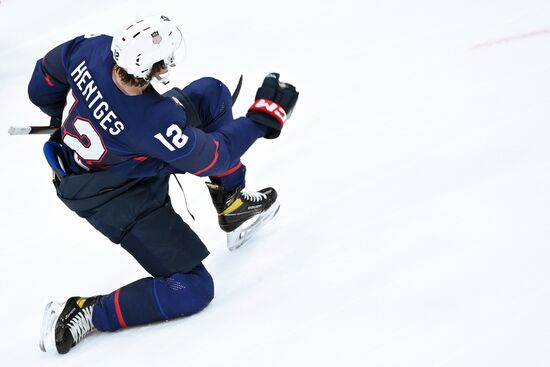 China Olympics 2022 Ice Hockey Men US - Slovakia