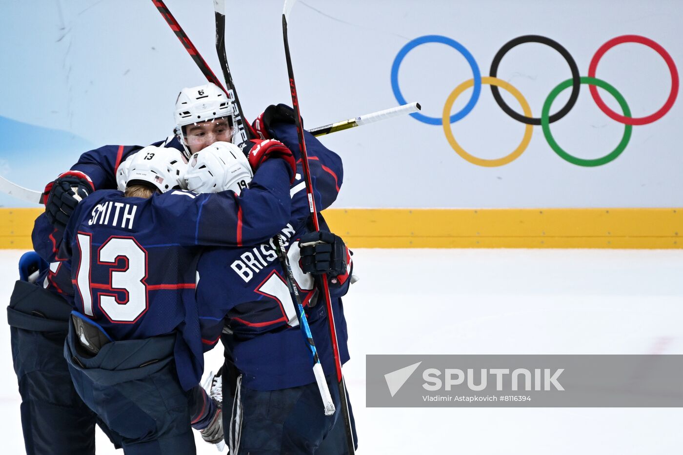 China Olympics 2022 Ice Hockey Men US - Slovakia