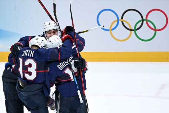 China Olympics 2022 Ice Hockey Men US - Slovakia