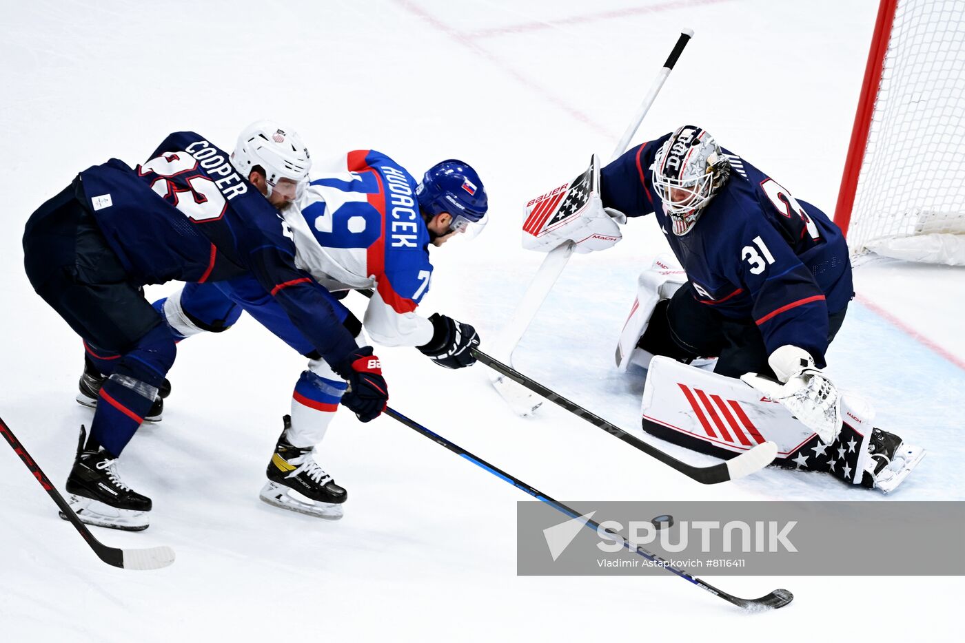 China Olympics 2022 Ice Hockey Men US - Slovakia