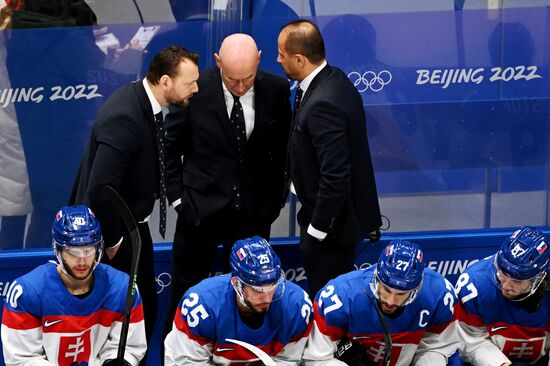 China Olympics 2022 Ice Hockey Men US - Slovakia