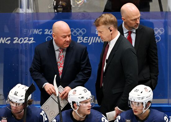 China Olympics 2022 Ice Hockey Men US - Slovakia