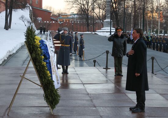 Russia Brazil Wreath Laying