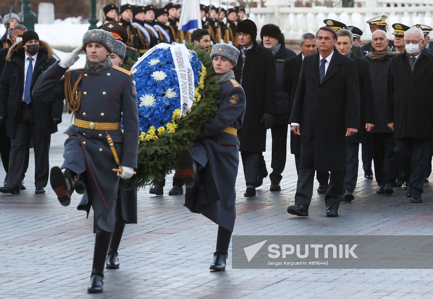 Russia Brazil Wreath Laying