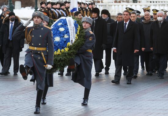 Russia Brazil Wreath Laying