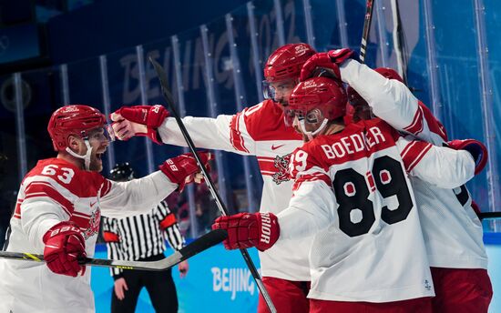 China Olympics 2022 Ice Hockey Men ROC - Denmark