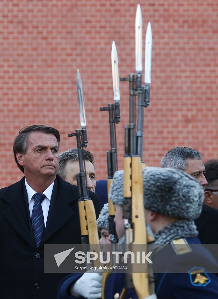 Russia Brazil Wreath Laying
