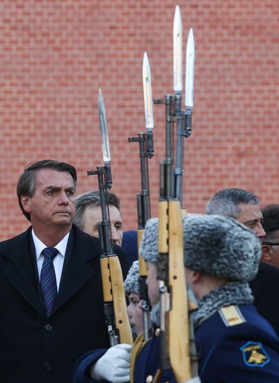 Russia Brazil Wreath Laying