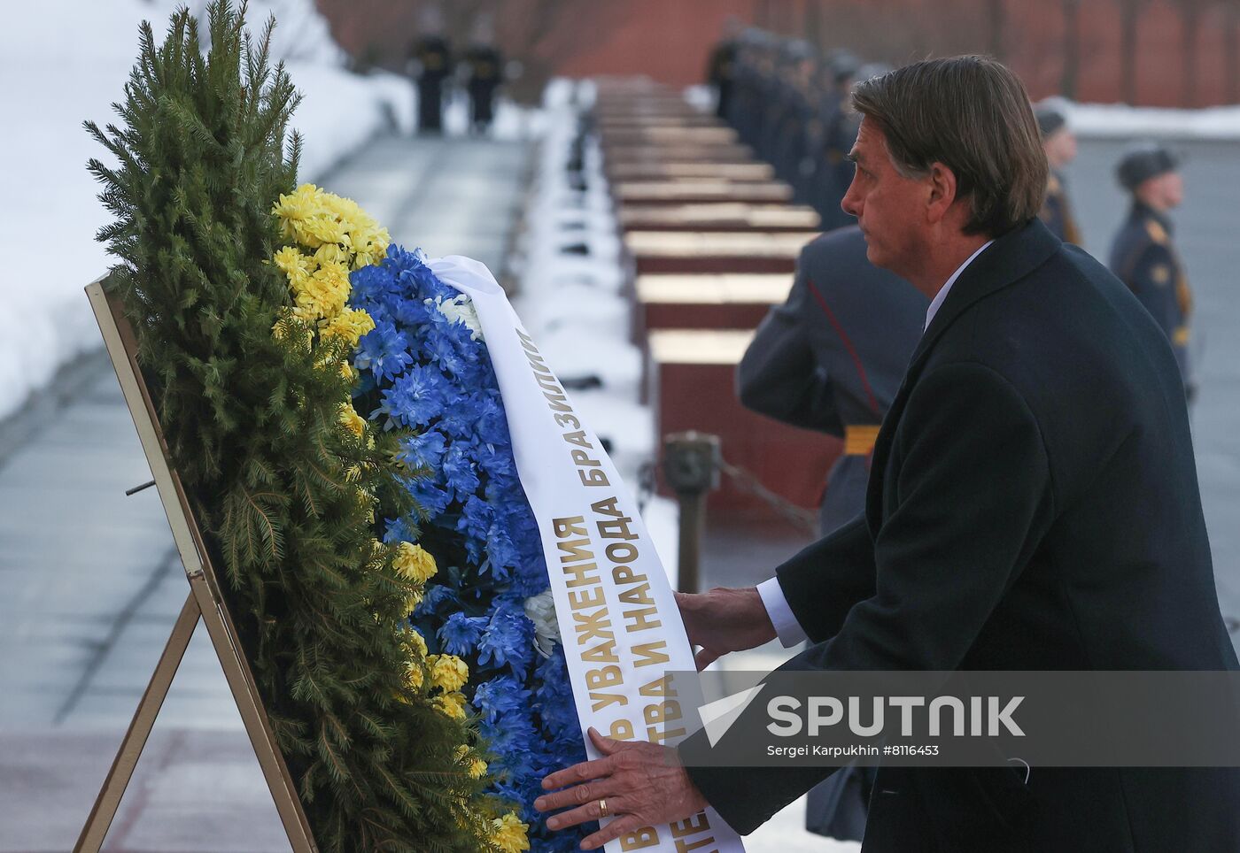 Russia Brazil Wreath Laying