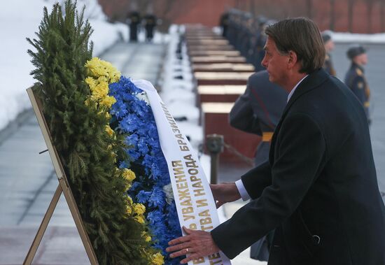 Russia Brazil Wreath Laying