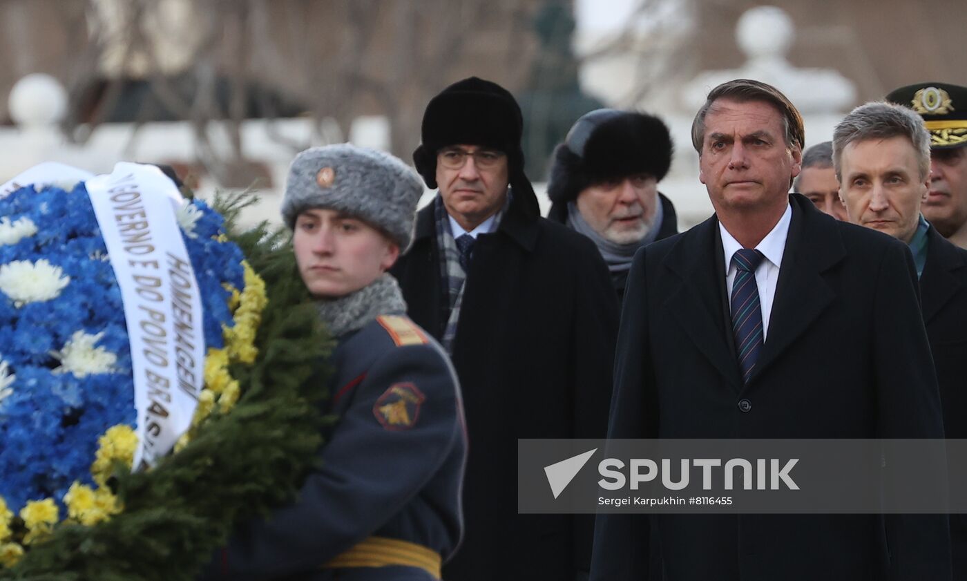 Russia Brazil Wreath Laying