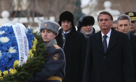 Russia Brazil Wreath Laying