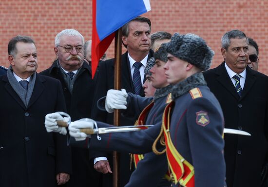 Russia Brazil Wreath Laying