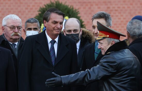Russia Brazil Wreath Laying