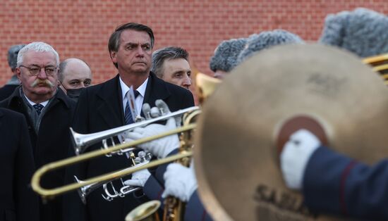 Russia Brazil Wreath Laying