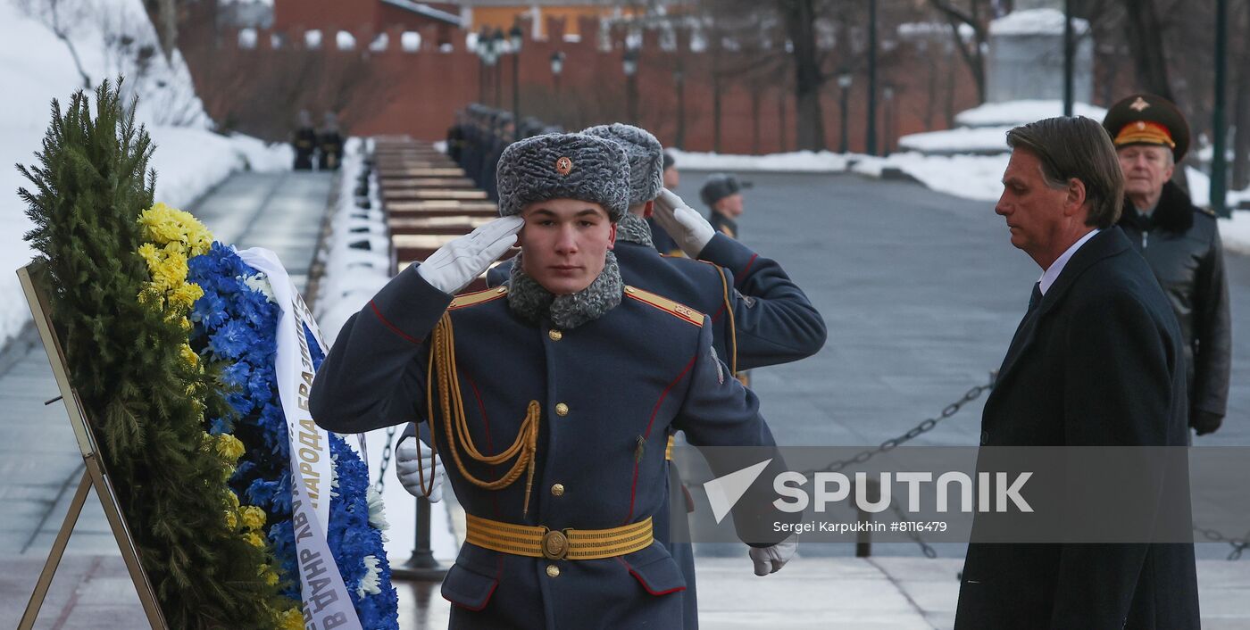 Russia Brazil Wreath Laying