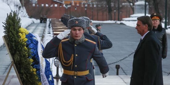 Russia Brazil Wreath Laying