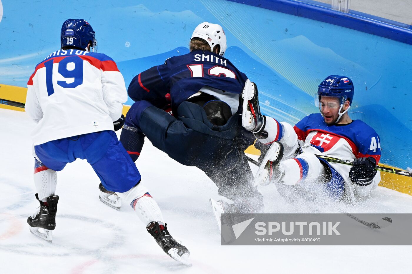 China Olympics 2022 Ice Hockey Men US - Slovakia