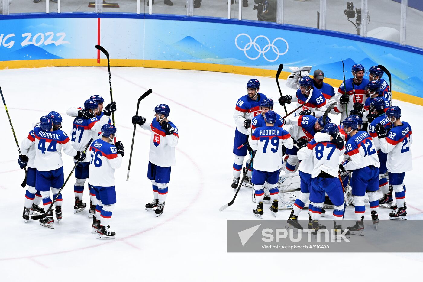 China Olympics 2022 Ice Hockey Men US - Slovakia