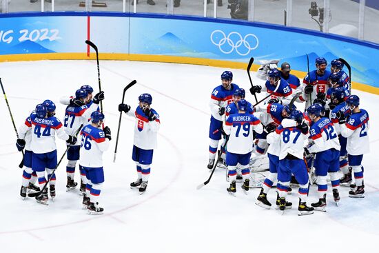 China Olympics 2022 Ice Hockey Men US - Slovakia