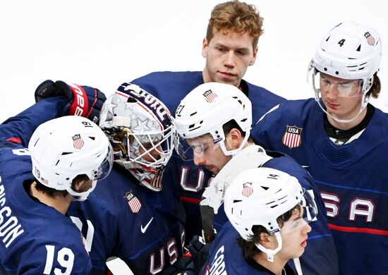 China Olympics 2022 Ice Hockey Men US - Slovakia