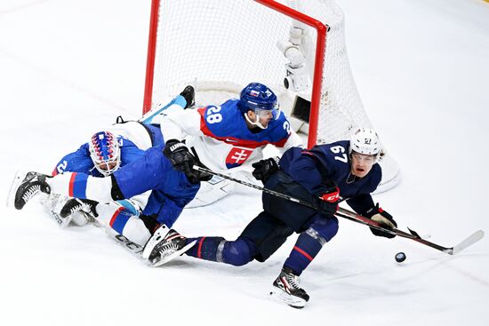 China Olympics 2022 Ice Hockey Men US - Slovakia