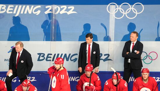China Olympics 2022 Ice Hockey Men ROC - Denmark