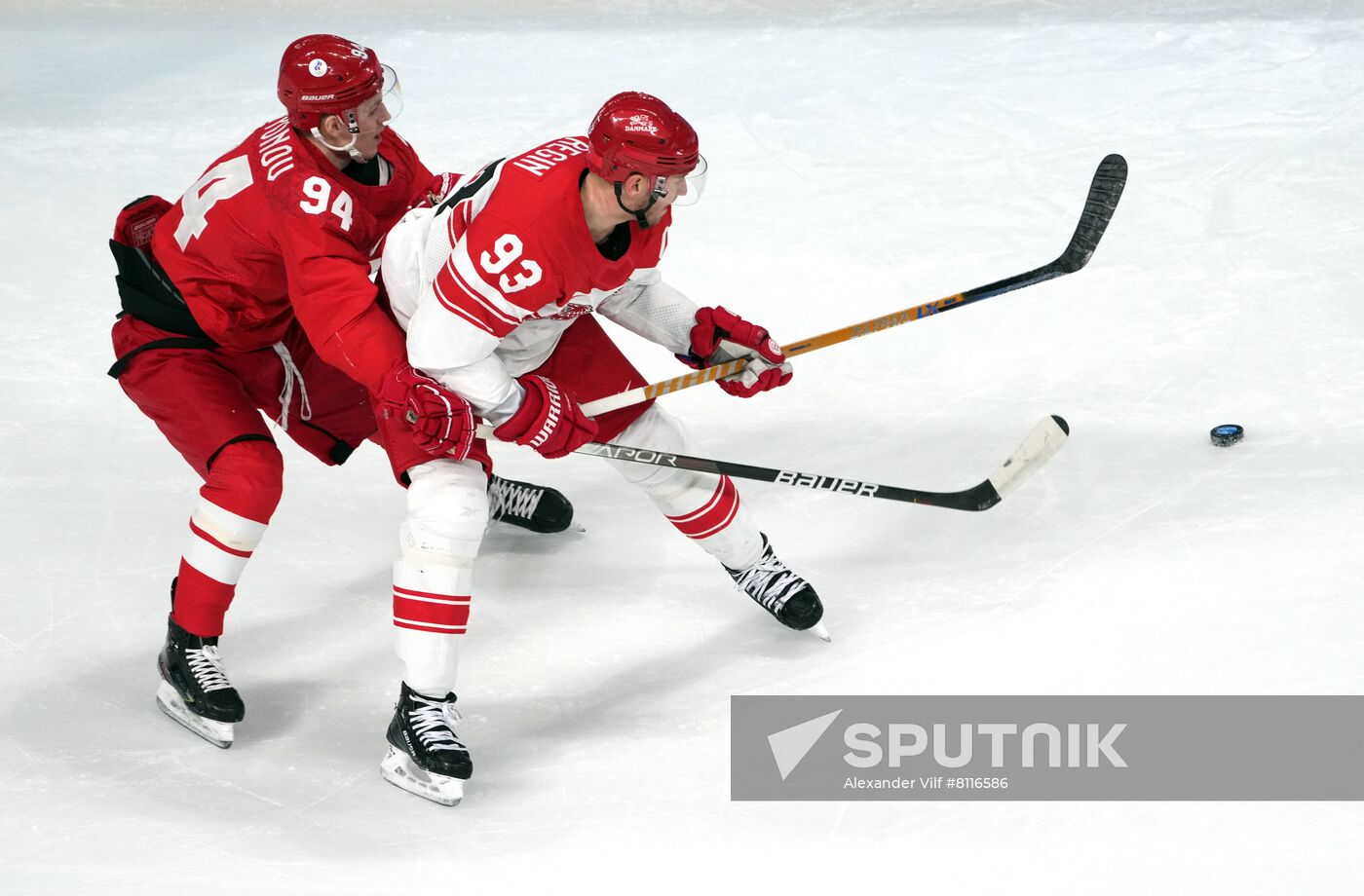 China Olympics 2022 Ice Hockey Men ROC - Denmark
