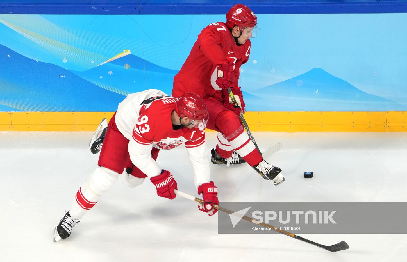 China Olympics 2022 Ice Hockey Men ROC - Denmark