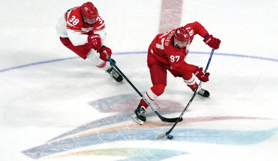 China Olympics 2022 Ice Hockey Men ROC - Denmark