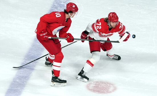 China Olympics 2022 Ice Hockey Men ROC - Denmark