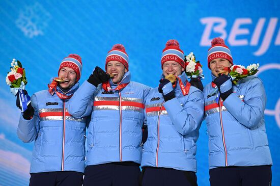 China Olympics 2022 Medal Ceremony