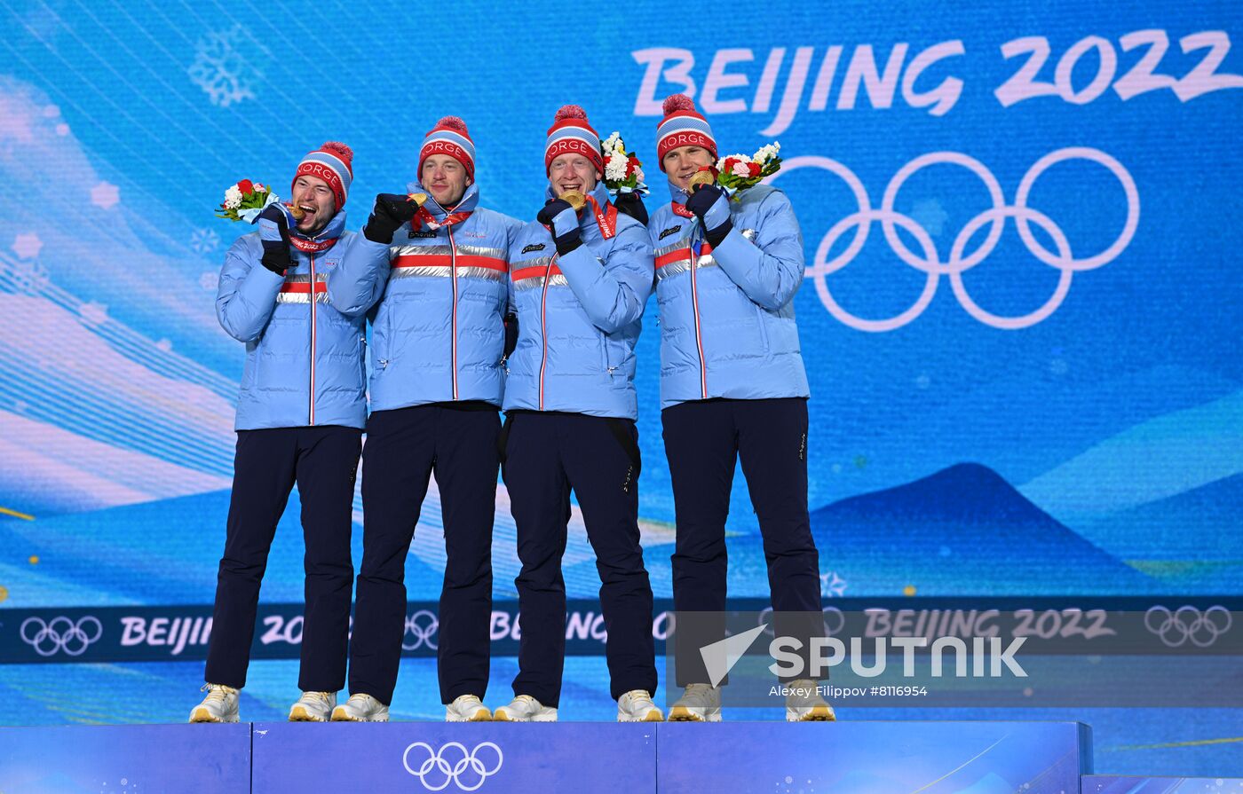 China Olympics 2022 Medal Ceremony