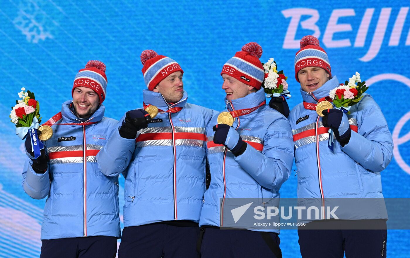 China Olympics 2022 Medal Ceremony