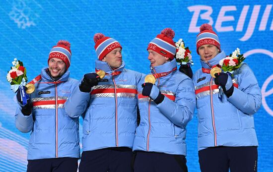 China Olympics 2022 Medal Ceremony