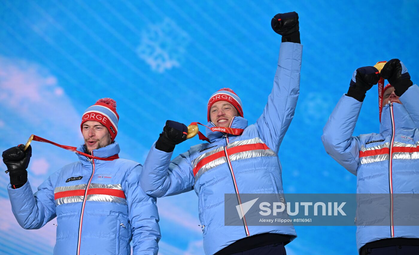 China Olympics 2022 Medal Ceremony
