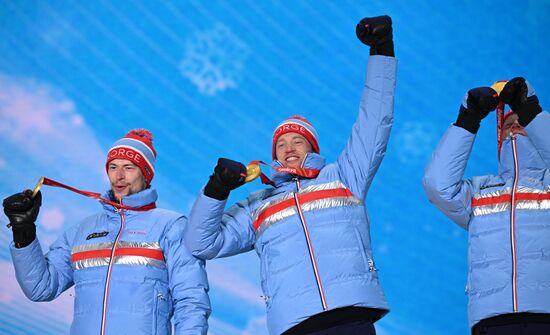 China Olympics 2022 Medal Ceremony