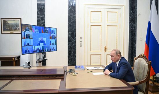 Russia Putin Emergencies Ministry Board