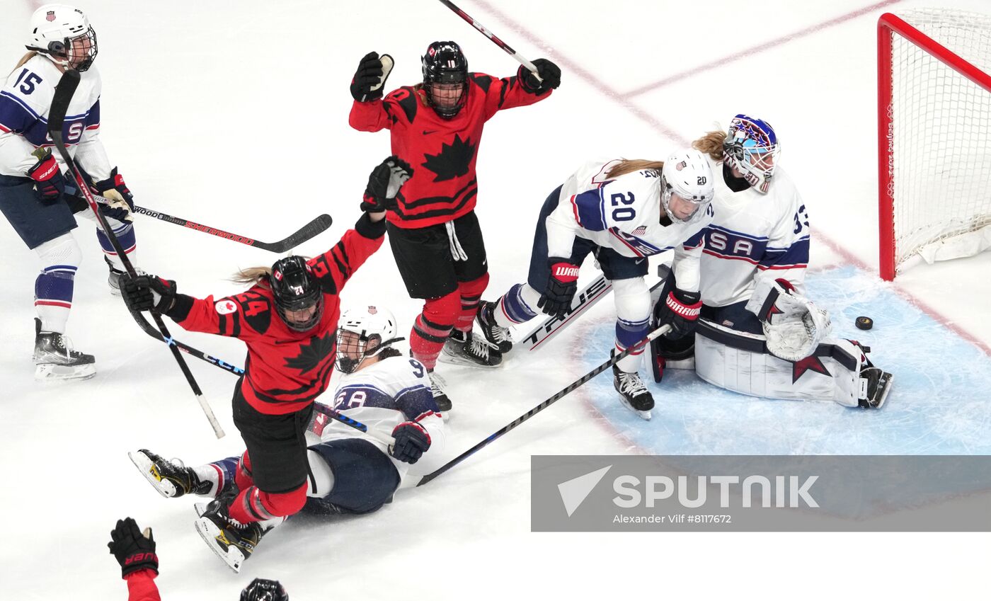 China Olympics 2022 Ice Hockey Women Canada - US