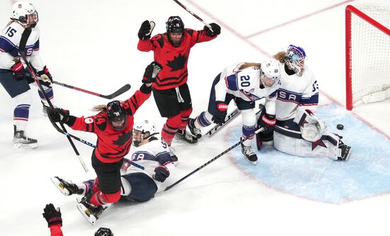 China Olympics 2022 Ice Hockey Women Canada - US