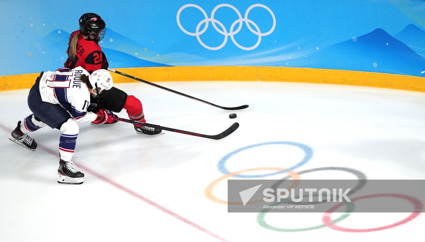 China Olympics 2022 Ice Hockey Women Canada - US