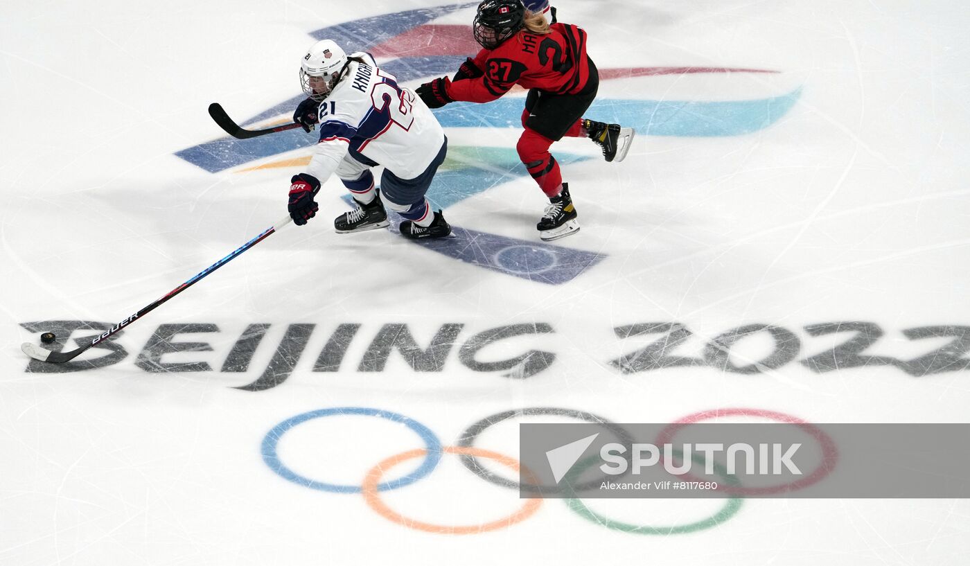 China Olympics 2022 Ice Hockey Women Canada - US