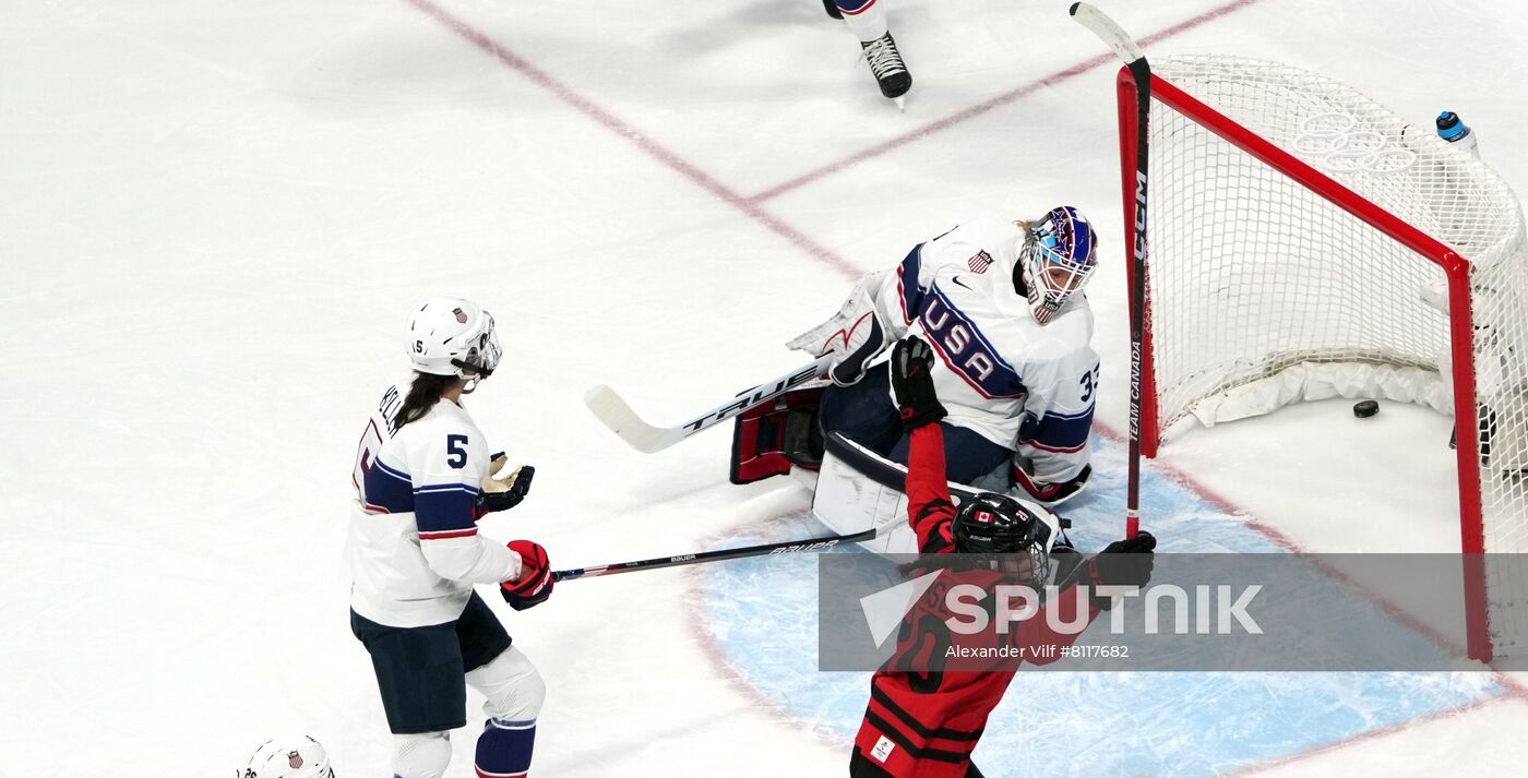 China Olympics 2022 Ice Hockey Women Canada - US